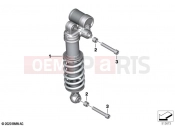 Spring strut, rear | Spring strut, rear - BMW Motorrad M 1000 RR (0E71,0E73) 2021