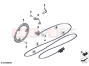 Speed sensor, front | Speed sensor, front - BMW Motorrad M 1000 RR (0E71,0E73) 2021