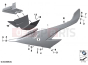 Side trim panel | Side trim panel - BMW Motorrad M 1000 RR (0E71,0E73) 2021