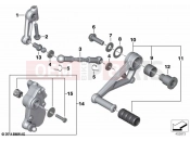 Outer gearshift parts 2 | Outer gearshift parts 2 - BMW Motorrad R 1250 GS 21 (0M01, 0M03) 2021
