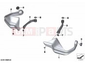 Hand protector 2 | Hand protector 2 - BMW Motorrad R 1250 GS 21 (0M01, 0M03) 2021