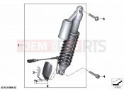 Spring strut ESA front | Spring strut ESA front - BMW Motorrad R 1250 GS 21 (0M01, 0M03) 2021