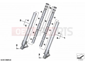Fork slider | Fork slider - BMW Motorrad R 1250 GS 21 (0M01, 0M03) 2021