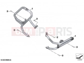 Engine protection bar 2 | Engine protection bar 2 - BMW Motorrad R 1250 GS 21 (0M01, 0M03) 2021