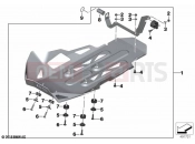 Engine guard, aluminium | Engine guard, aluminium - BMW Motorrad R 1250 GS 21 (0M01, 0M03) 2021