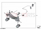 LED additional headlight | LED additional headlight - BMW Motorrad R 1250 GS 21 (0M01, 0M03) 2021