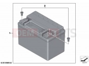 AGM battery | AGM battery - BMW Motorrad R 1250 GS 21 (0M01, 0M03) 2021