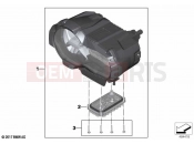 LED headlight | LED headlight - BMW Motorrad R 1250 GS 21 (0M01, 0M03) 2021