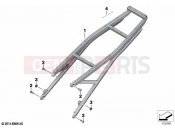 Rear frame | Rear frame - BMW Motorrad R 1250 RT 20 (0L01, 0L03) 2020
