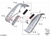 Interior trim | Interior trim - BMW Motorrad R 1250 RT 20 (0L01, 0L03) 2020