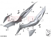 Tail trim 2 | Tail trim 2 - BMW Motorrad R 1250 RT 20 (0L01, 0L03) 2020