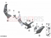 Front spoiler | Front spoiler - BMW Motorrad R 1250 RT 20 (0L01, 0L03) 2020