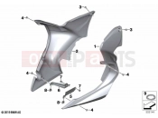 Engine spoiler | Engine spoiler - BMW Motorrad R 1250 RT 20 (0L01, 0L03) 2020