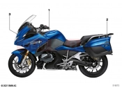Stick-on label | Stick-on label - BMW Motorrad R 1250 RT 20 (0L01, 0L03) 2020