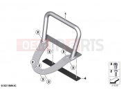 Navigator holder | Navigator holder - BMW Motorrad R 1250 RT 20 (0L01, 0L03) 2020