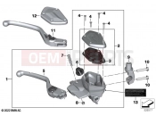 Handbrake control assembly | Handbrake control assembly - BMW Motorrad R 1250 RT 20 (0L01, 0L03) 2020