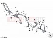 Engine roll bar, authority vehicles | Engine roll bar, authority vehicles - BMW Motorrad R 1250 RT 20 (0L01, 0L03) 2020