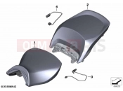 Seat bench 2 | Seat bench 2 - BMW Motorrad R 1250 RT 20 (0L01, 0L03) 2020