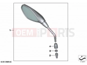 BMW Motorrad BMW 2021 R models R nineT Pure A2 (0M91) Mirror 2 | Mirror 2