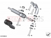 BMW Motorrad BMW 2021 R models R nineT Pure A2 (0M91) Steering damper | Steering damper
