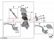BMW Motorrad BMW 2021 R models R nineT Pure A2 (0M91) Control assembly fitting | Control assembly fitting