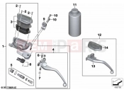 BMW Motorrad BMW 2021 R models R nineT Pure A2 (0M91) Clutch control assembly | Clutch control assembly