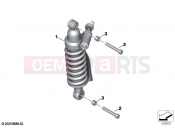 BMW Motorrad BMW 2021 R models R nineT Pure A2 (0M91) Spring strut, rear | Spring strut, rear