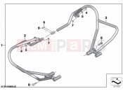 BMW Motorrad BMW 2021 R models R nineT Pure A2 (0M91) Engine protection bar | Engine protection bar
