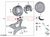 BMW Motorrad BMW 2021 R models R nineT Pure A2 (0M91) Rotational-speed sensor chrome | Rotational-speed sensor chrome