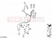 BMW Motorrad BMW 2021 R models R nineT Pure A2 (0M91) Brake line front | Brake line front