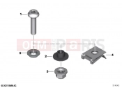 BMW Motorrad BMW 2021 R models R nineT Pure A2 (0M91) Mounting yaw sensor | Mounting yaw sensor