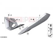 BMW Motorrad BMW 2023 S models S 1000 R (0E51, 0E53) Engine spoiler 2 | Engine spoiler 2