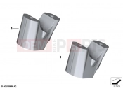 BMW Motorrad BMW 2023 S models S 1000 R (0E51, 0E53) Handlebar extension | Handlebar extension