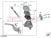 BMW Motorrad BMW 2023 S models S 1000 R (0E51, 0E53) Control assembly fitting 2 | Control assembly fitting 2