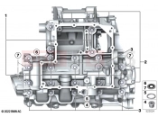 BMW Motorrad BMW 2023 S models S 1000 R (0E51, 0E53) Engine housing screw connection | Engine housing screw connection