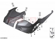 BMW Motorrad BMW 2023 S models S 1000 R (0E51, 0E53) Panel, fuel tank 2 | Panel, fuel tank 2