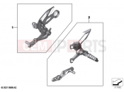 Footpeg system 2 | Footpeg system 2 - BMW Motorrad S 1000 R (0E51, 0E53) 2021