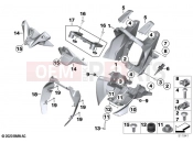 BMW Motorrad BMW 2021 S models S 1000 R (0E54) Front panel carrier | Front panel carrier
