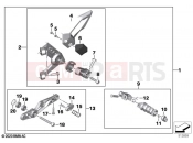 BMW Motorrad BMW 2021 S models S 1000 R (0E54) Footrest system, left | Footrest system, left