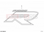 BMW Motorrad BMW 2021 S models S 1000 R (0E54) Model lettering | Model lettering