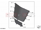 BMW Motorrad BMW 2021 S models S 1000 R (0E54) Protective grille for radiator | Protective grille for radiator