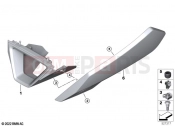 BMW Motorrad BMW 2021 S models S 1000 R (0E54) Engine spoiler 2 | Engine spoiler 2
