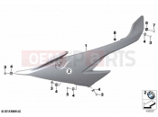 BMW Motorrad BMW 2021 S models S 1000 RR 19 (0E21, 0E23) Side trim panel | Side trim panel