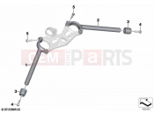 BMW Motorrad BMW 2021 S models S 1000 RR 19 (0E21, 0E23) Motorcycle handlebar | Motorcycle handlebar
