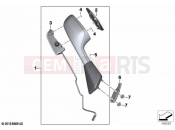 BMW Motorrad BMW 2021 S models S 1000 RR 19 (0E21, 0E23) Mirror / LED turn indicators | Mirror / LED turn indicators