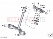 BMW Motorrad BMW 2021 S models S 1000 RR 19 (0E21, 0E23) Fork bridge, bottom / top | Fork bridge, bottom / top