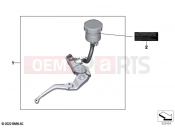 BMW Motorrad BMW 2021 S models S 1000 RR 19 (0E21, 0E23) Handbrake control assembly 2 | Handbrake control assembly 2