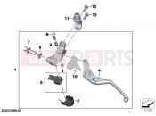 BMW Motorrad BMW 2021 S models S 1000 RR 19 (0E21, 0E23) Clutch control assembly 2 | Clutch control assembly 2