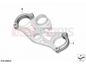 BMW Motorrad BMW 2021 S models S 1000 RR 19 (0E21, 0E23) M clamp for stub handlebars | M clamp for stub handlebars