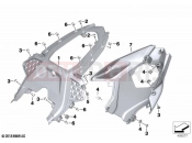 Tail part | Tail part - BMW Motorrad S 1000 RR 19 (0E24) 2021
